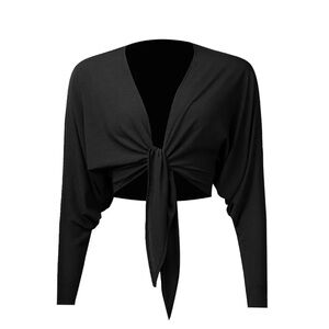 ZYM Take To Heart Dance Cardigan Crop Top EUC